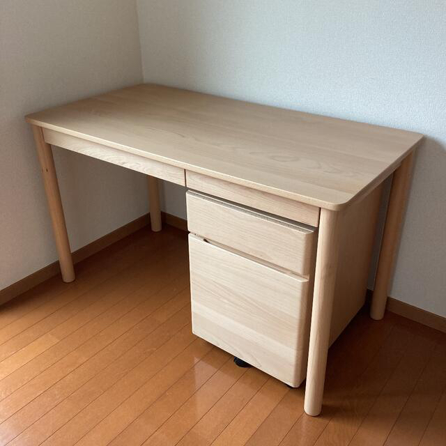 デスク、椅子、デスクワゴン 無印良品 硬く デスク、椅子、デスクワゴン 無印良品 硬く