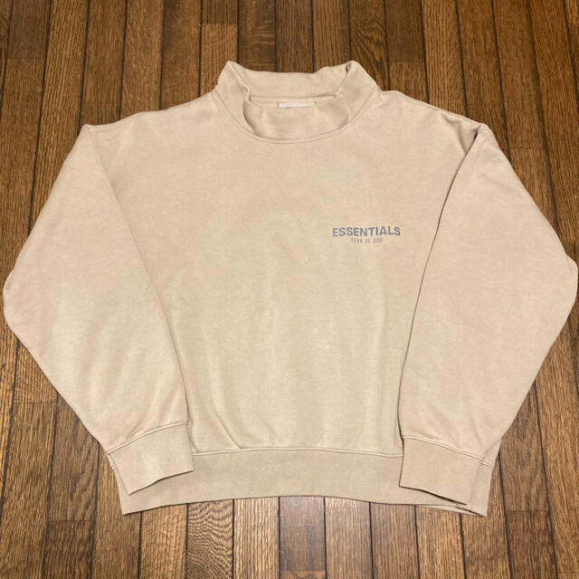 FEAR OF GOD(フィアオブゴッド)のESSENTIALS Mock Neck スウェット Sサイズ MOSSカラー メンズのトップス(スウェット)の商品写真