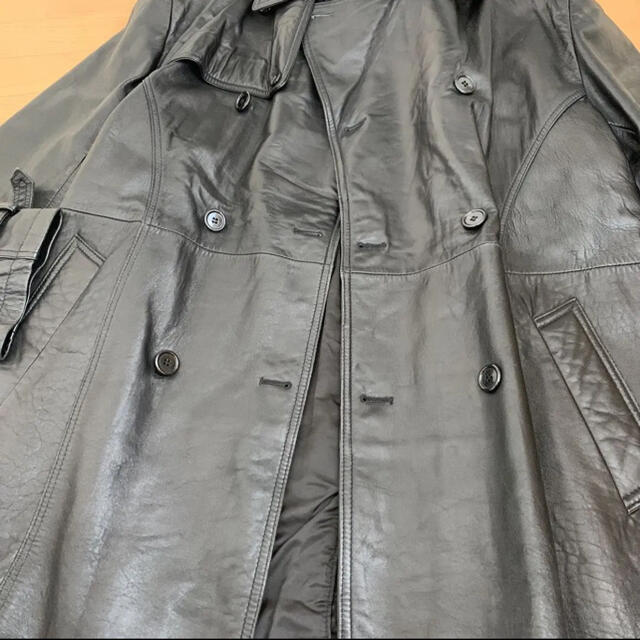 イタリア 本革 レザージャケット メンズ コート オーバーサイズの通販 by ぽんちょ's shop｜ラクマ