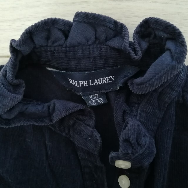 Ralph Lauren(ラルフローレン)の【美品】ラルフローレン コーデュロイワンピース 100size キッズ/ベビー/マタニティのキッズ服女の子用(90cm~)(ワンピース)の商品写真