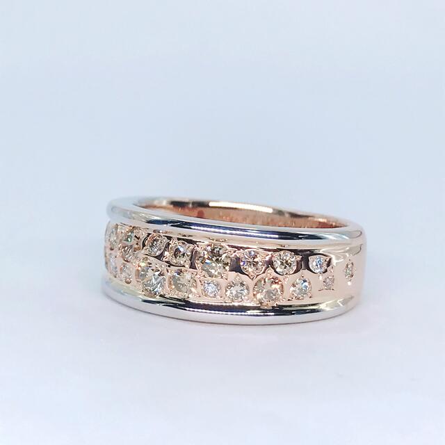 カシケイ メランジェ ダイヤモンドリング 0.87ct K18 パヴェ 現行品 レディースのアクセサリー(リング(指輪))の商品写真