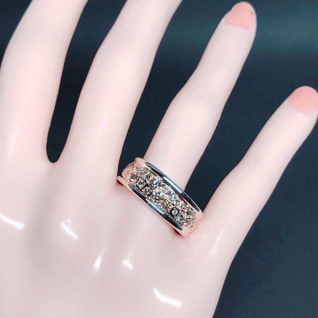 カシケイ メランジェ ダイヤモンドリング 0.87ct K18 パヴェ 現行品