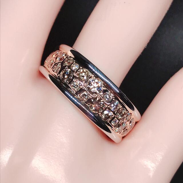 カシケイ メランジェ ダイヤモンドリング 0.87ct K18 パヴェ 現行品 レディースのアクセサリー(リング(指輪))の商品写真