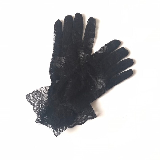 ✣レース手袋　花柄　日焼け止め　セクシー　ウエディング✤ レディースのファッション小物(手袋)の商品写真