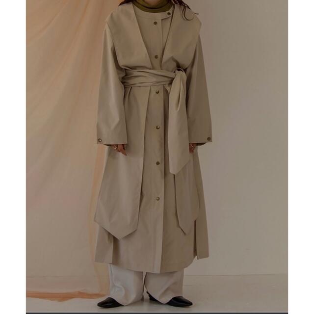 lawgy A/W ivory トレンチコートlawgy
