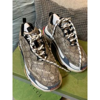 グッチ(Gucci)のGUCCI×BALENCIAGA グッチ　バレンシアガ　39 限定　スニーカー(スニーカー)