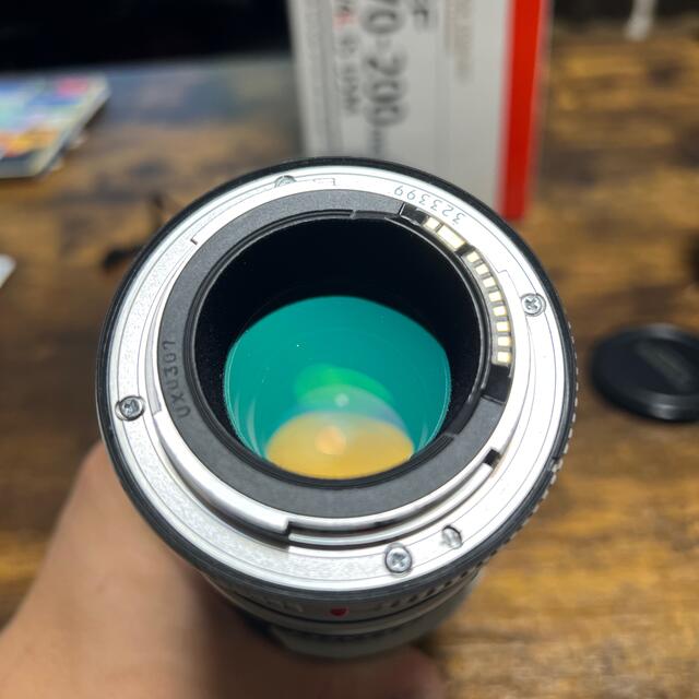 Canon(キヤノン)のレンズプロテクター付き 超美品Canon 70-200mm F4L IS USM スマホ/家電/カメラのカメラ(レンズ(ズーム))の商品写真