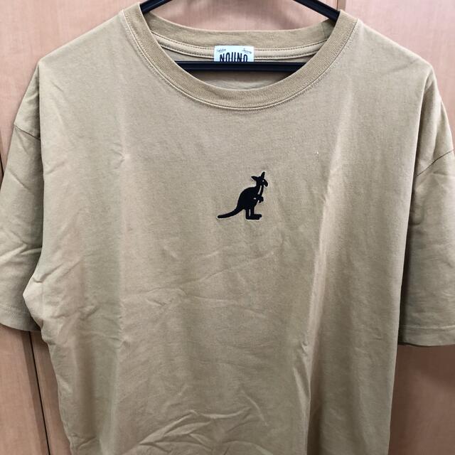 KANGOL(カンゴール)の値下げ【美品】KANGOL ベージュビックT レディースのトップス(Tシャツ(半袖/袖なし))の商品写真