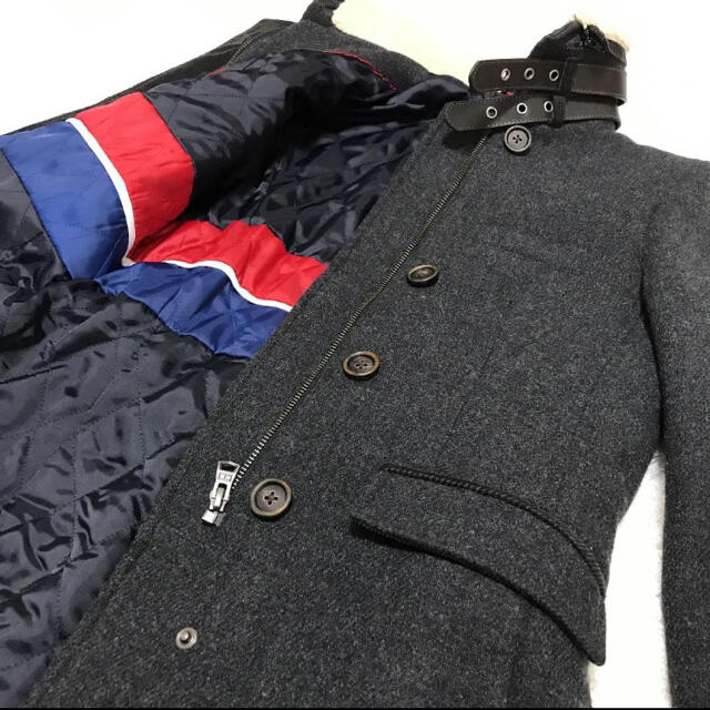 TOMMY HILFIGER(トミーヒルフィガー)のTOMMY HILFIGER トミーヒルフィガー レディース ウールコート M レディースのジャケット/アウター(ロングコート)の商品写真