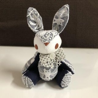 ミナペルホネン(mina perhonen)のハンドメイド ミナペルホネン 生地使用 うさぎちゃん jungle relief(ぬいぐるみ)