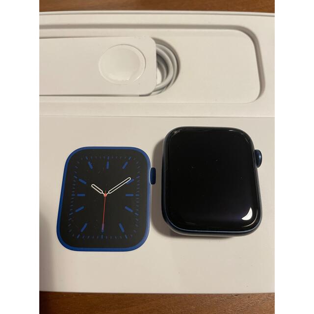 アップル Apple Watch 6 44mm ブルーアルミニウムケース