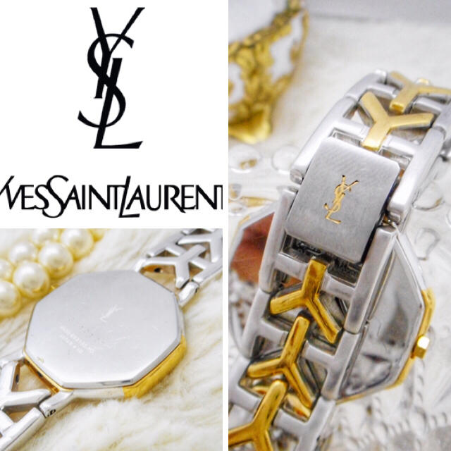 Saint Laurent(サンローラン)の【週末限定値下げ】オクタゴンクオーツ イヴサンローラン YSL 腕時計レディース レディースのファッション小物(腕時計)の商品写真