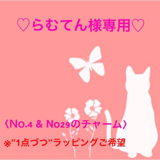 ハンドメイド　レジン ぐで猫チャーム〈3点セット〉No.29(チャーム)