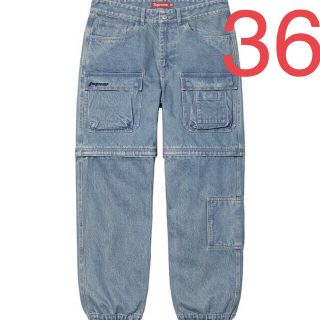 シュプリーム(Supreme)のSupreme  Zip-Off Utility Pant  Denim  36(デニム/ジーンズ)