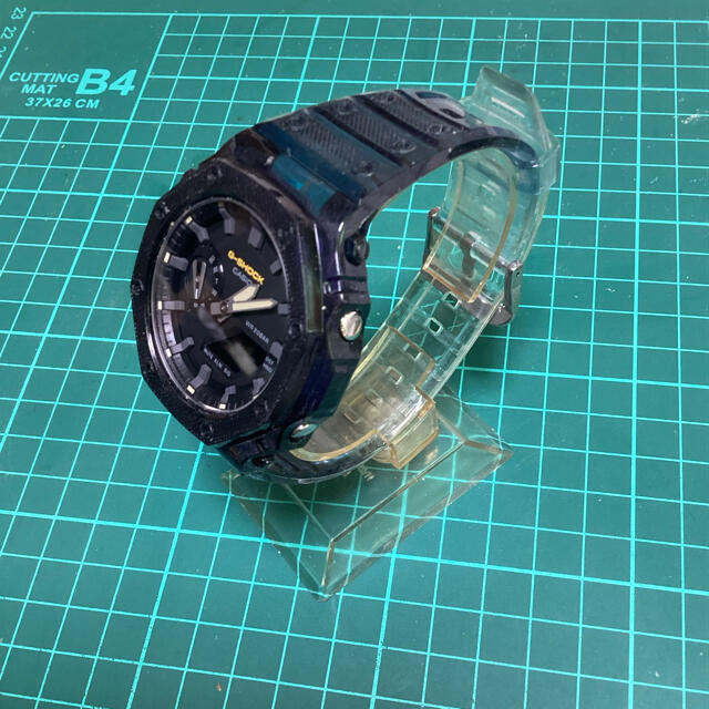 G-SHOCK(ジーショック)のCASIO SHOCK GA-2100 2110 カスタムパーツ メンズの時計(ラバーベルト)の商品写真