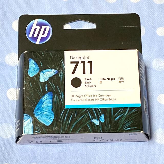 HP(ヒューレットパッカード)の純正 HP 711 CZ129A インクカートリッジ ブラック インテリア/住まい/日用品のオフィス用品(オフィス用品一般)の商品写真