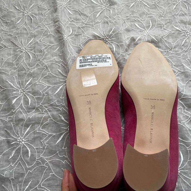 MANOLO BLAHNIK - 【新品未使用】マノロブラニク LISTONY 36 MANOLO BLAHNIK - 【新品未使用】マノロブラニク LISTONY 36