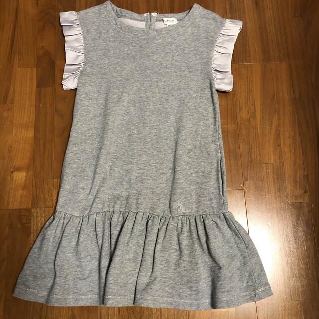 JILLSTUART NEWYORK(ジルスチュアートニューヨーク)のJILL STUART NEWYORK   140 ワンピース　グレー キッズ/ベビー/マタニティのキッズ服女の子用(90cm~)(ジャケット/上着)の商品写真