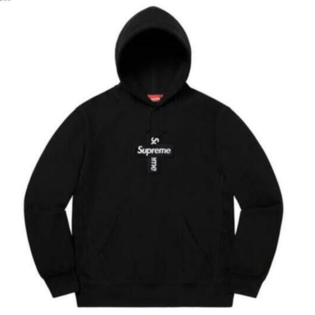 Supreme Cross Box Logo Hooded Sweatshirt