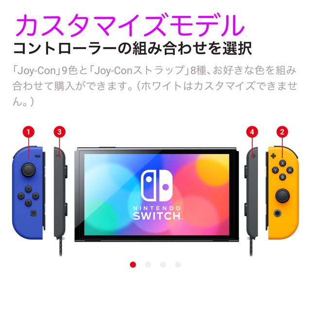 Nintendo Switch 有機ELモデル カスタマイズ