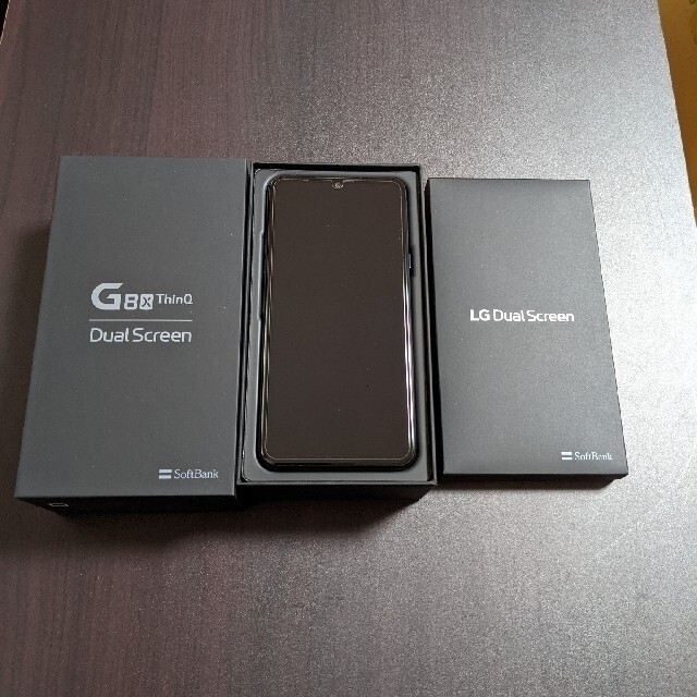 LG Electronics(エルジーエレクトロニクス)のLG G8X ThinQ Softbank SIMロック解除済 スマホ/家電/カメラのスマートフォン/携帯電話(スマートフォン本体)の商品写真