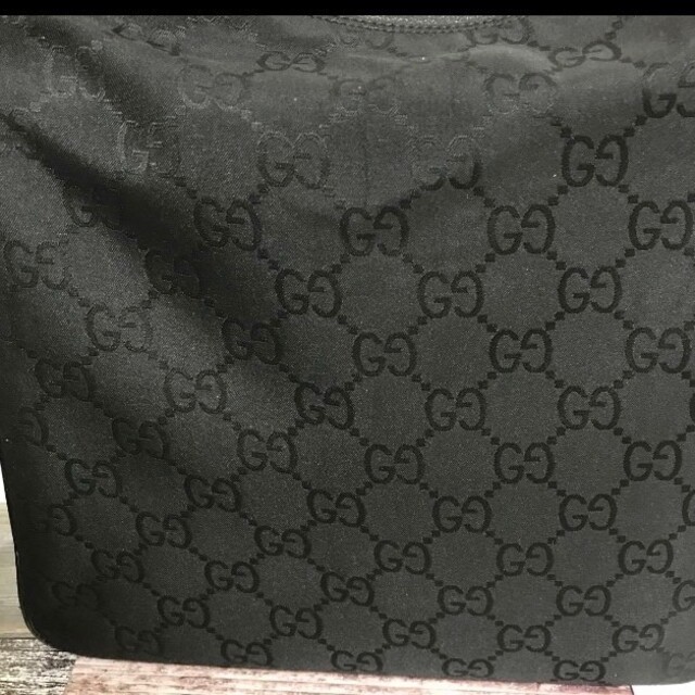 専用出品GUCCI☆海外セレブ愛用ナイロン×本革ワンショルダーバッグ