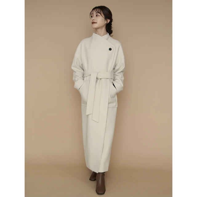 L´Or Wide Lapel Long Coat ロル ロングコート セレクトショップ購入 レディース 