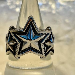 vintage three star ring US 9 size(リング(指輪))