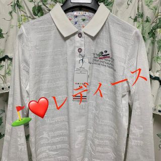 バジエスポーツ(VAGIIE SPORT)の⛳️❤️新品未使用❤️レディースポロシャツ❤️ＬＬ❤️定価18,000円税別❤️(ウエア)