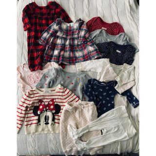 ベビーギャップ(babyGAP)のbabygap等　女の子１４点セット　70サイズ近辺(ロンパース)