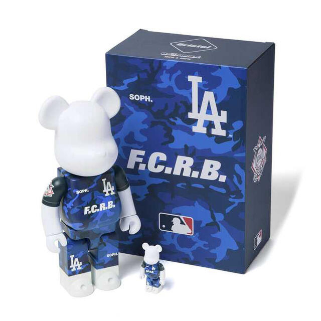 F.C.R.B.(エフシーアールビー)のFCRB BE@RBRICK FCRB MLB 100% & 400% エンタメ/ホビーのフィギュア(その他)の商品写真