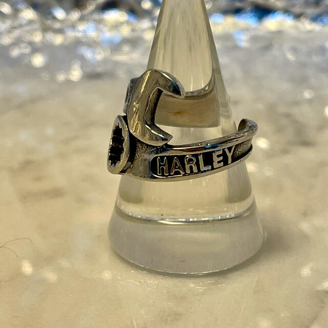 新品未使用 Harley davidson spana silver ring9 メンズのアクセサリー(リング(指輪))の商品写真