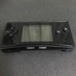 ニンテンドウ(任天堂)の中古品ゲームボーイmicro ブラック　ソフト9本セット　ポケモンリーフグリーン(携帯用ゲーム機本体)