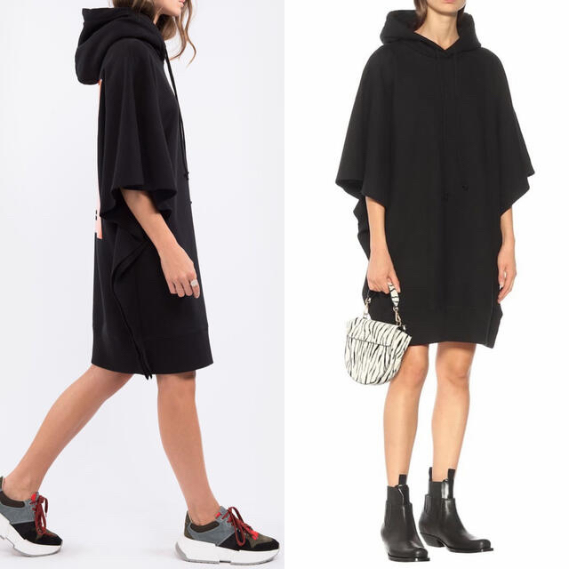 新品】MM6 MaisonMargiela スウェット パーカーワンピース 新品】MM6 MaisonMargiela スウェット パーカーワンピース
