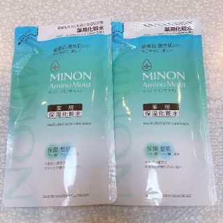 ミノン(MINON)の最終値下げ！新品未使用☆MINONアミノモイスト薬用アクネケアローション詰替×2(化粧水/ローション)