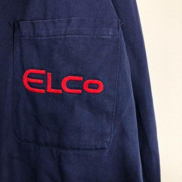 フレンチワークコートジャケット ショップコート ユーロ 企業 刺繍ロゴ
