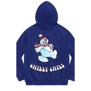 シュプリーム(Supreme)のSupreme Snowman Hooded Sweatshirt 希少Lサイズ(パーカー)