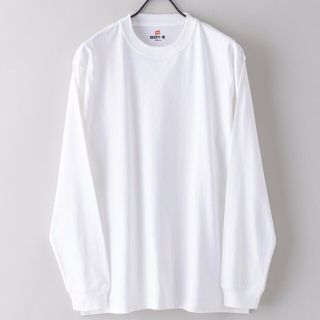 ヘインズ(Hanes)のヘインズ ビーフィー ロングスリーブ  ロンT 長袖 1枚組 BEEFY-T(Tシャツ/カットソー(七分/長袖))