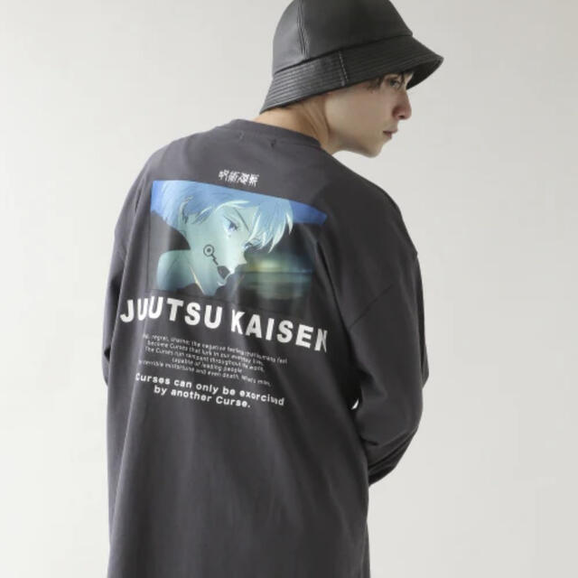 RAGEBLUE(レイジブルー)の【呪術廻戦】コラボプリントロンT  レイジーブルー M メンズのトップス(Tシャツ/カットソー(七分/長袖))の商品写真