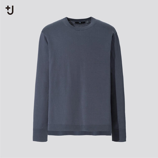 UNIQLO +J シルクコットンクルーネックセーター 07GREY Mサイズ