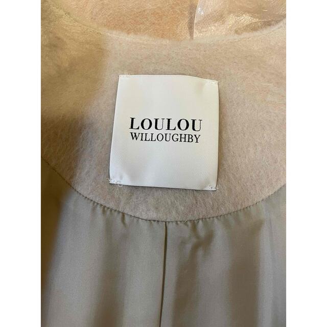 新品 LOULOU WILLOUGHBY モヘアシャギーコート - ロングコート