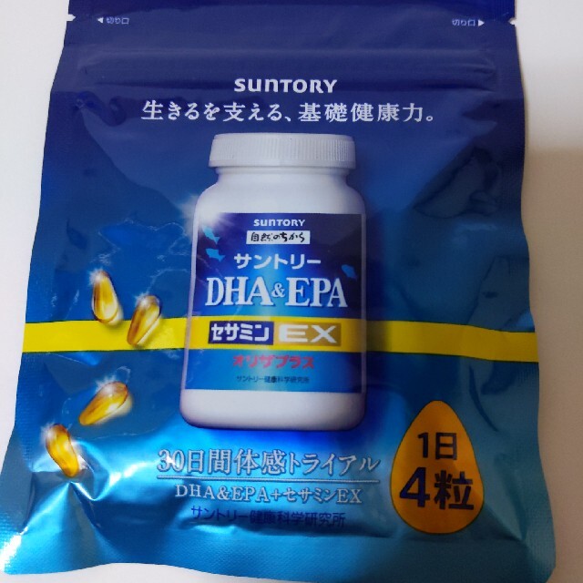 サントリー(サントリー)のサントリー自然のちからDHA＆EPA+セサミンEX 食品/飲料/酒の健康食品(ビタミン)の商品写真