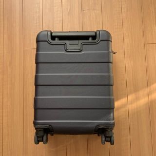 MUJI 無印良品 ネイビー スーツケース/キャリーバッグレディースの