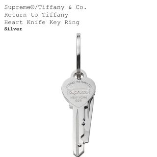 シュプリーム(Supreme)のSupreme / Tiffany&Co.Heart Knife KeyRing(キーホルダー)