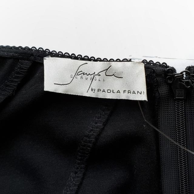 Paola Frani ストライプ プルーバーシャツ ワンピース