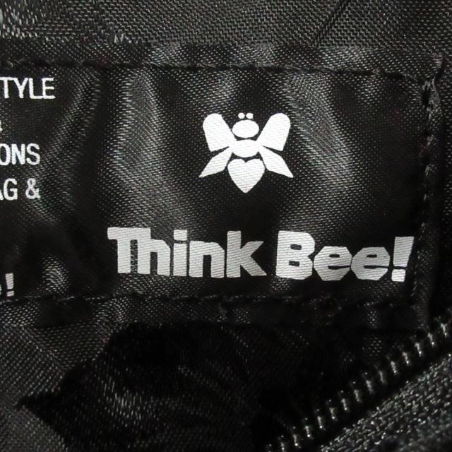 Think Bee!(シンクビー)のシンクビー ポーチ美品  - 黒×ピンク レディースのファッション小物(ポーチ)の商品写真