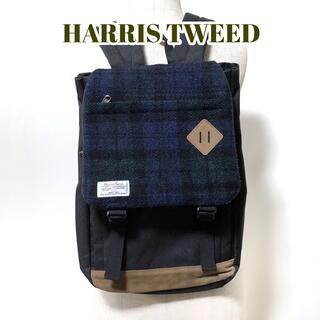 【HARRIS TWEED】ハリスツイード リュック チェック柄 A4サイズ ...