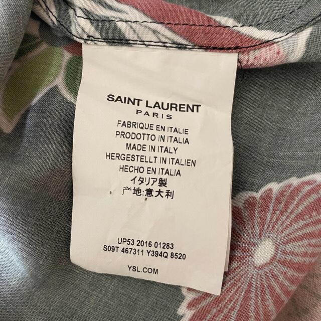 Saint Laurent(サンローラン)のSAINT LAURENT PARIS 花柄　シャツ メンズのトップス(シャツ)の商品写真