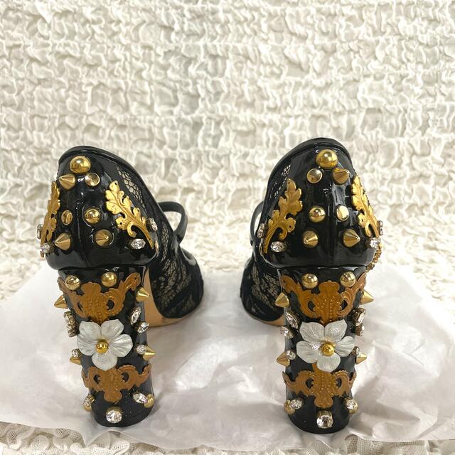 DOLCE&GABBANA(ドルチェアンドガッバーナ)のパーティーに✨DGレースパンプス レディースの靴/シューズ(ハイヒール/パンプス)の商品写真