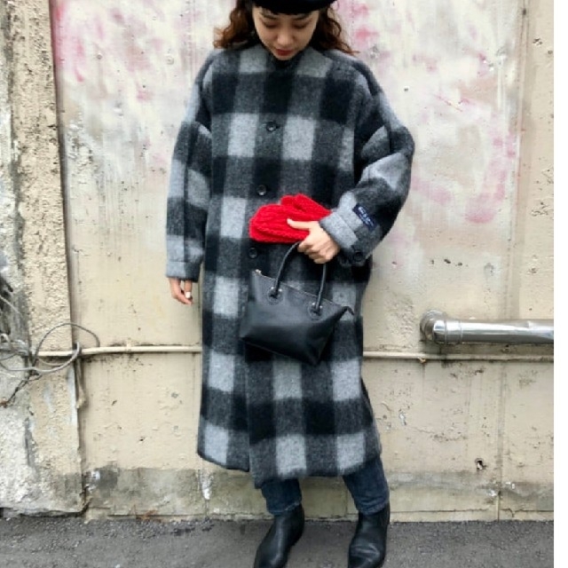 れなし BEAMS ノーカラー ロングコートの通販 by emnshop|ラクマ BOY
